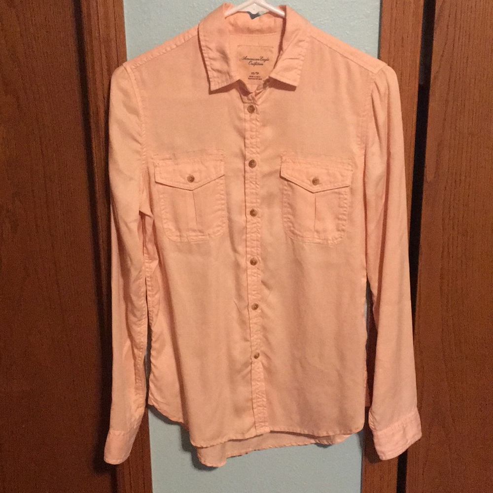 American eagle button up